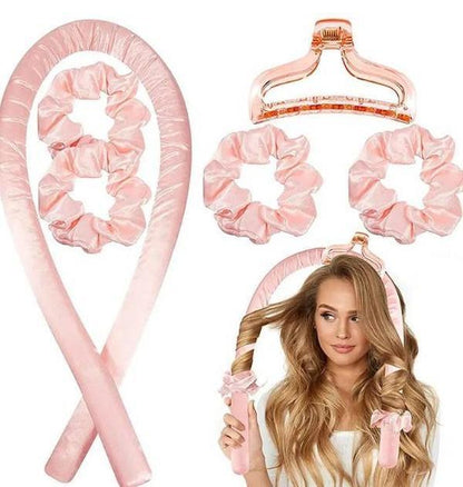 Hair Accessories for Women Clip Soft Hair Curlers Heatless Curling Rod Headband Hair Styling Tools Curling Ribbon Modeling Set