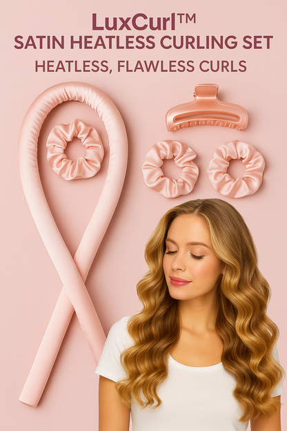 Hair Accessories for Women Clip Soft Hair Curlers Heatless Curling Rod Headband Hair Styling Tools Curling Ribbon Modeling Set
