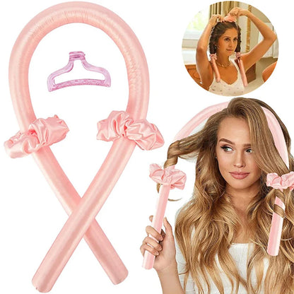 Hair Accessories for Women Clip Soft Hair Curlers Heatless Curling Rod Headband Hair Styling Tools Curling Ribbon Modeling Set